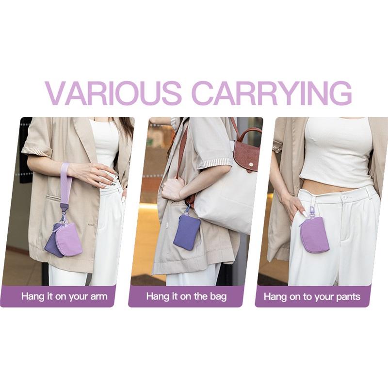 Wristlet Portable Lulu Card Case Bank Card Mini Coin Organiser