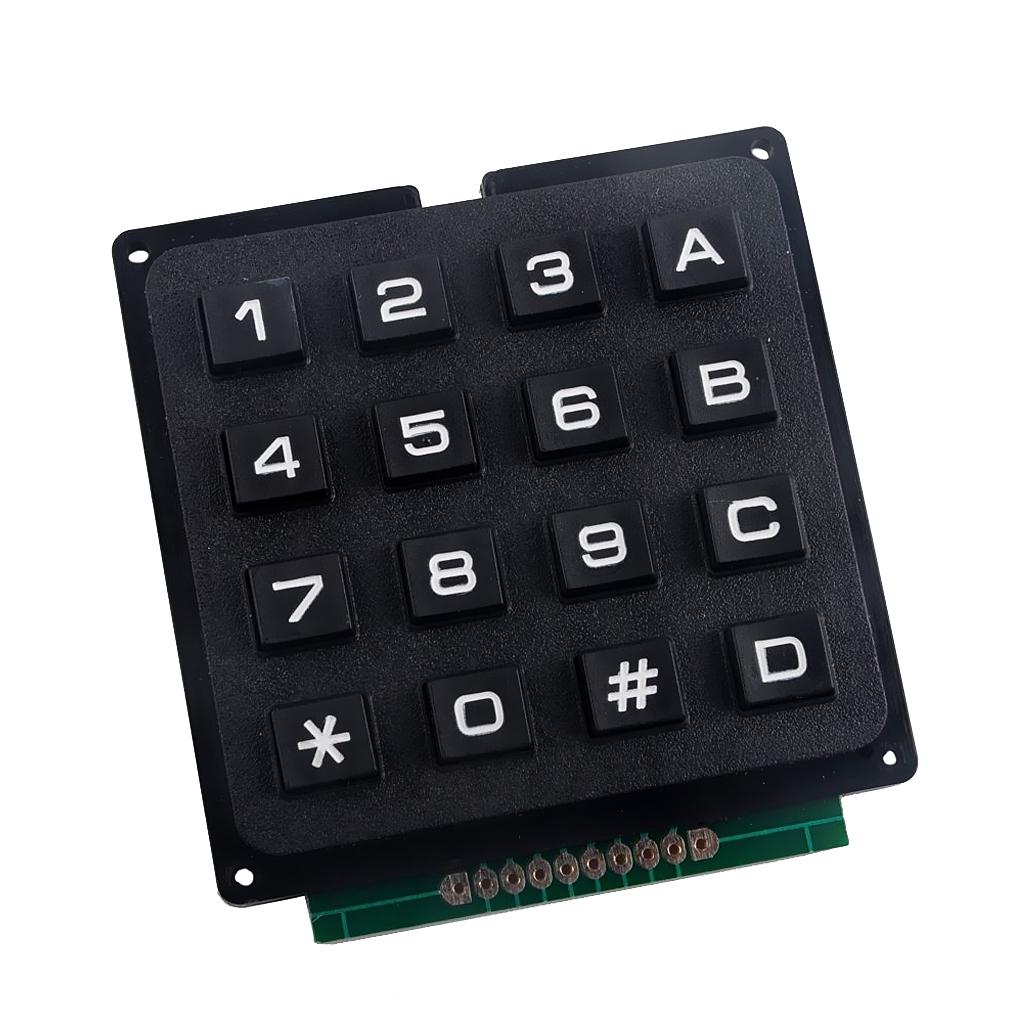 Buy 4 X Matrix Array 16 Keys Switch Keypad Keyboard Module for Arduino ...