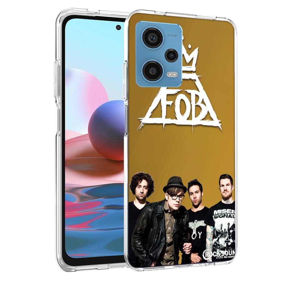 Rock Band FOB Cool Phone Case For Redmi Note 13 12 14 15 Pro Plus 13R 11 11T 11E 11S 10 Pro 10S 9 9S Cover Cell Clear TPU Capa C