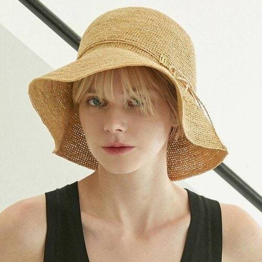 Daks Victoria Natural Brown Dd Decoration Raffia Floppy Hat Dche6e913w3 Single option