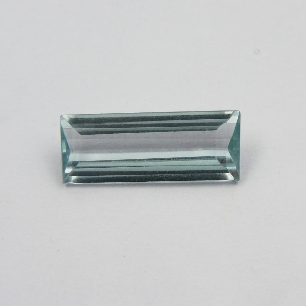 Natural Blue Aquamarine Loose Gemstone 5 Ct Baguette Cut for Jewelry Making and Gem Collections