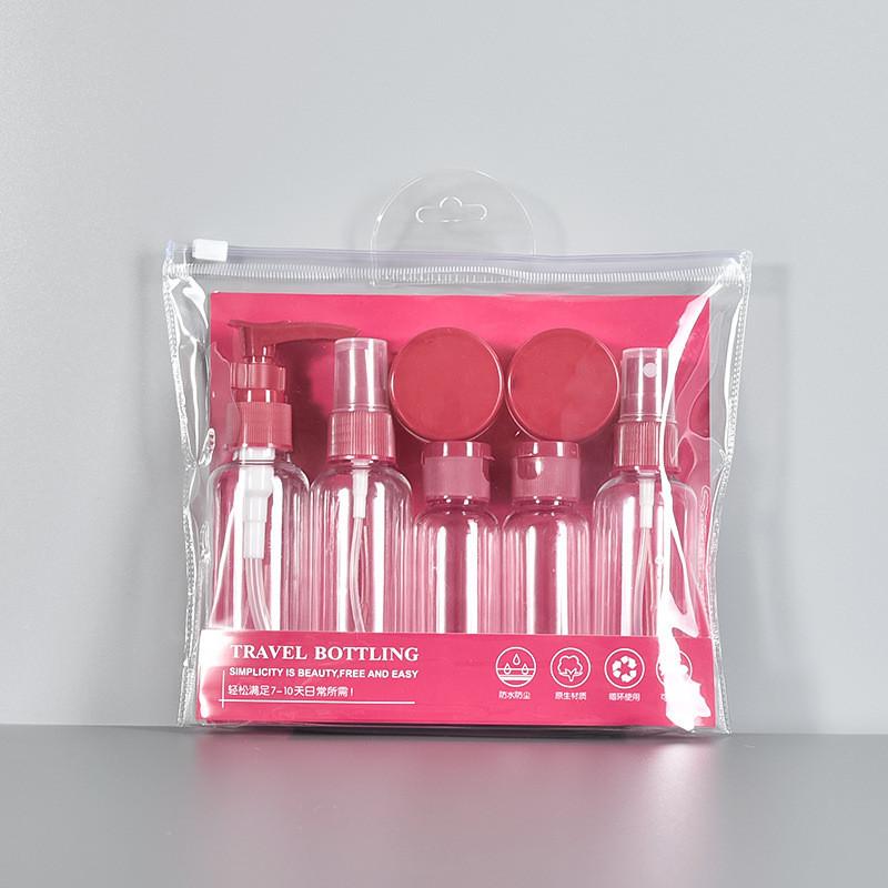 7pcs Makeup Travel Dispenser Portable Toiletry Kit Pressed Spray Tools Bottle