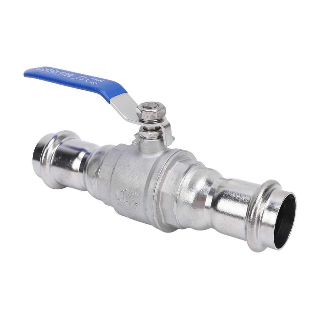 Press Ball Valve 304 Stainless Steel Full Port DN32 1 1 4in Ball Valve for Industrial Applications