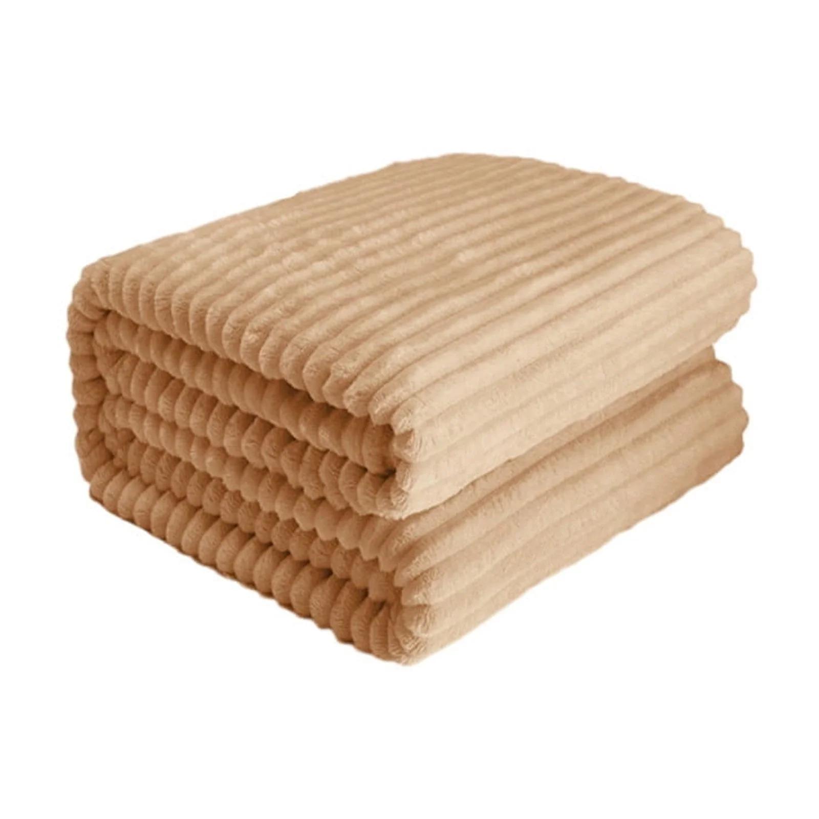 

Удобный искусственный диванный плед, легкий, удобный и мягкий кремовый большой плед для дивана, кровати, гостиной, 40 дюймов, кофейный One Size