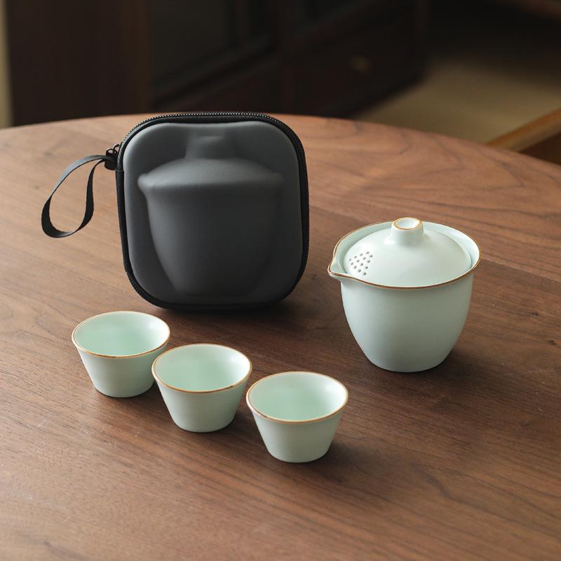 High-End Business Souvenir Tea Set: On-the-Go Gift for Clients & Friends