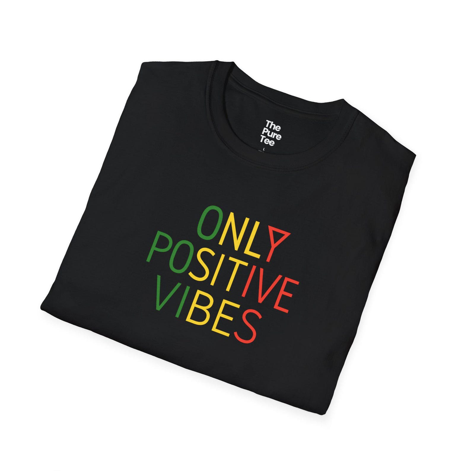 Only Positive Vibes T-Shirt, Unisex Motivational Tee 3XL