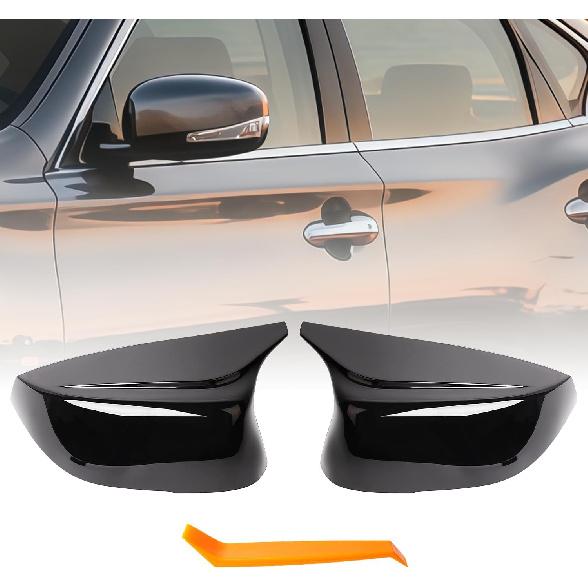 1 Pair Side Mirror Cap Covers Pasennger & Driver Fit For Infiniti Q50 Q60 Q70 Q70L QX30 Accessories Left and Right Door Mirror Covers Replacements