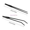 Quality Aquatic Tweezers Set 27cm Steel Straight & Curved for Aquarium Planting and Reptiles Feeding Cleaning Tool HX6C