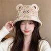 Thickened Plush Bucket Hat Windproof Beanies Hat Fashion Winter Hat  Outdoor