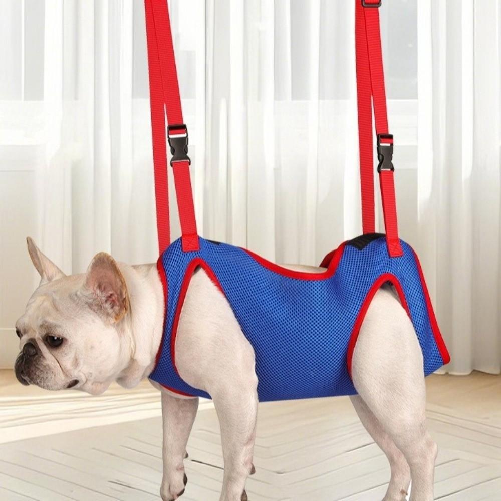 Breathable Mesh Pet Nail Trimming Hammock Adjustable Cat Bathing Bag Pet Grooming