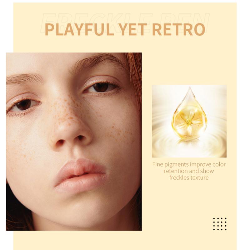 Pióro do sztucznych piegów do twarzy Naturalny wodoodporny korektor zapewniający długotrwały wygląd Dot Spot Pen Makep Tool Kosmetyk