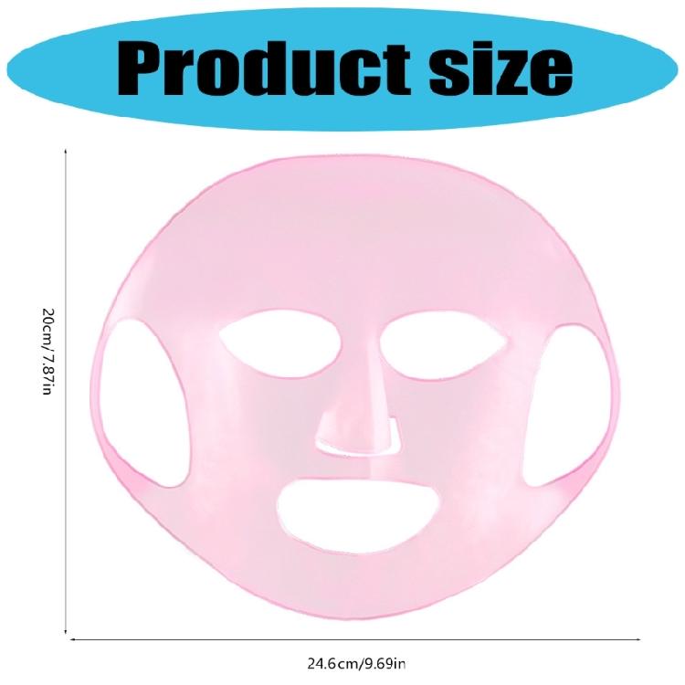 Silicone Face Mask Cover Ergonomic 3D Design Secure Ear Hook NonSlip Reusable Hydrating Skincare Tool For Dry SkinCares