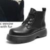 Fashion AIYUQI Women Ankle Boots 2024 Winter Latest British Style Big Drape Women Short Boots Fashion Lace-Up Women Ankle Boots