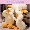 Adorabile Giocattolo Anatra di Peluche Morbido Cuscino Coccoloso in Cotone PP Taglia Grande per Bambini Regalo di Compleanno