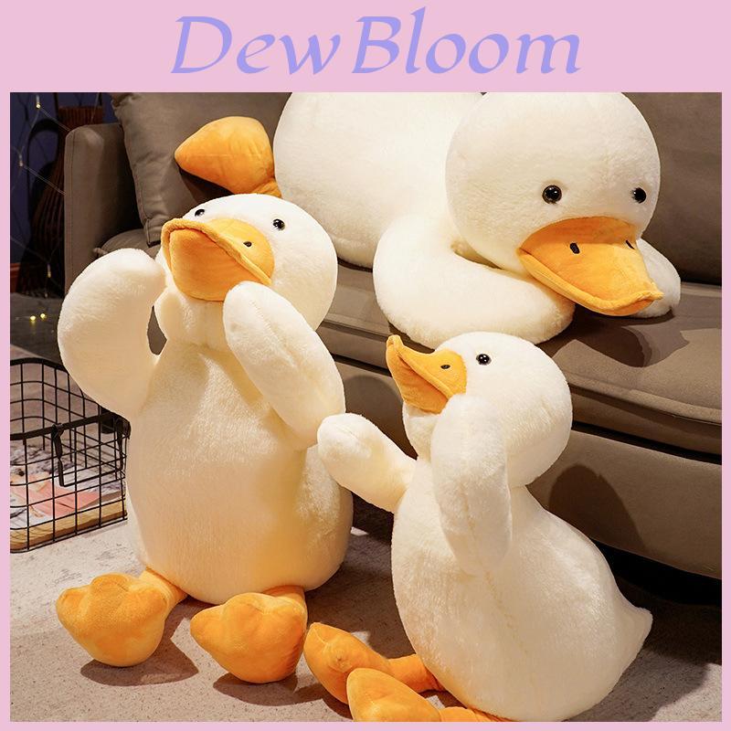 Adorabile Giocattolo Anatra di Peluche Morbido Cuscino Coccoloso in Cotone PP Taglia Grande per Bambini Regalo di Compleanno