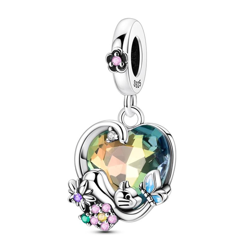 100% Copper Wedding Dress Flower Strawberry Snow Pear Watermelon Sweet 3Mm Charms Beads Pendants Diy Fine Jewelry