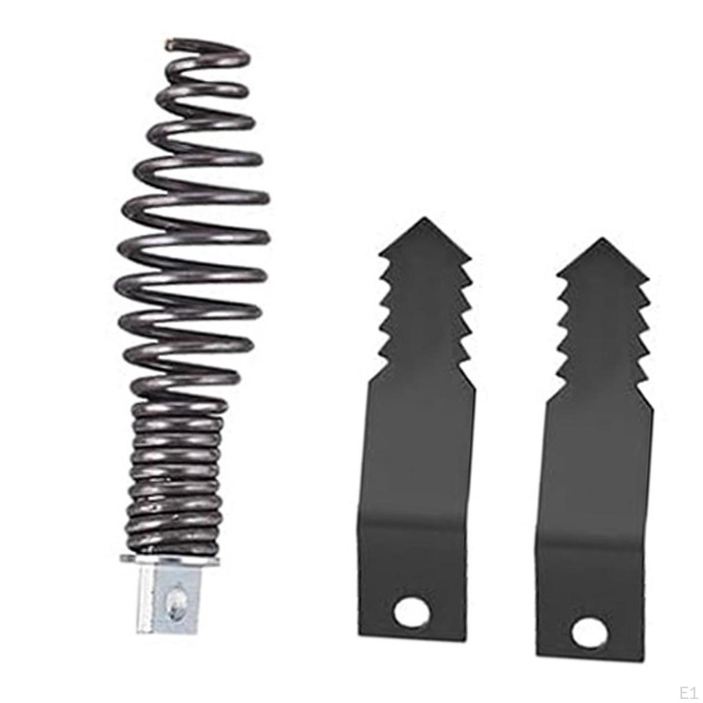 5Pcs Rohr Reiniger Kombination Cutter Köpfe, Sanitär Werkzeug Rohr Dredge Rooter Köpfe für