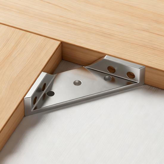 Rechtwinkliger Halterungsstützrahmen mit porösem Design Dekorative Eckwinkel Kratzfeste Oberflächenbehandlung Winkel