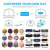 Custom Logo PVC Baseball Cap Mesh Peaked Advertising Hat for Team Building and Tour Groups 6-Panel