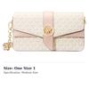 Michael Kors Artificial Leather Shoulder Bag Medium Womens Vanilla White Nude Pink 30H1GGRL6B-173