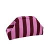 Striped Mahjong Accessory Pouch, Soft Polyester Handheld Bag for Game Pieces, Cosmetics, Keys and Daily Carry Use