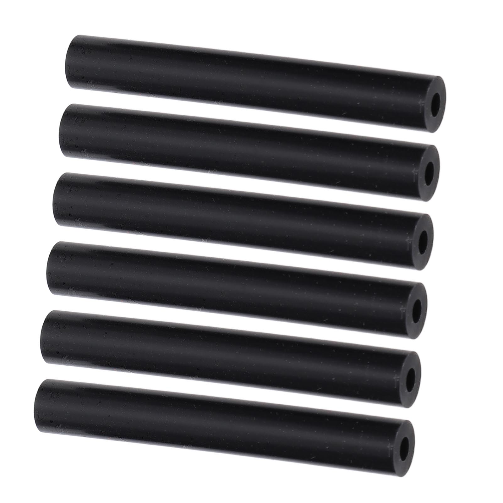 

6PCS Sun Visor Repair Tubes Wear Resisting Simple Installation Rubber Car Visor Repair Kit Replacement for JK 2007 2017