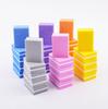 Double-Sided Washable Nail File: Mini High-Elastic Tofu Sponge Block