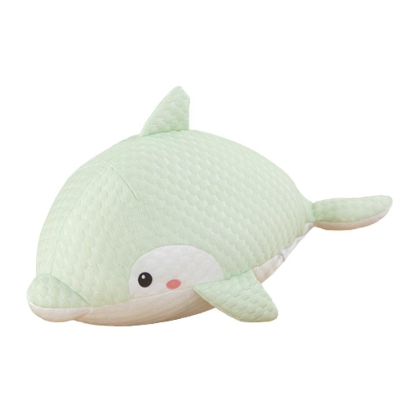 

Wholesale Dolphin Plush Toy Large Size Bean Bag Plush Classification Cartoon Ocean Animal Doll Characters) 50cm/19.69in зелений