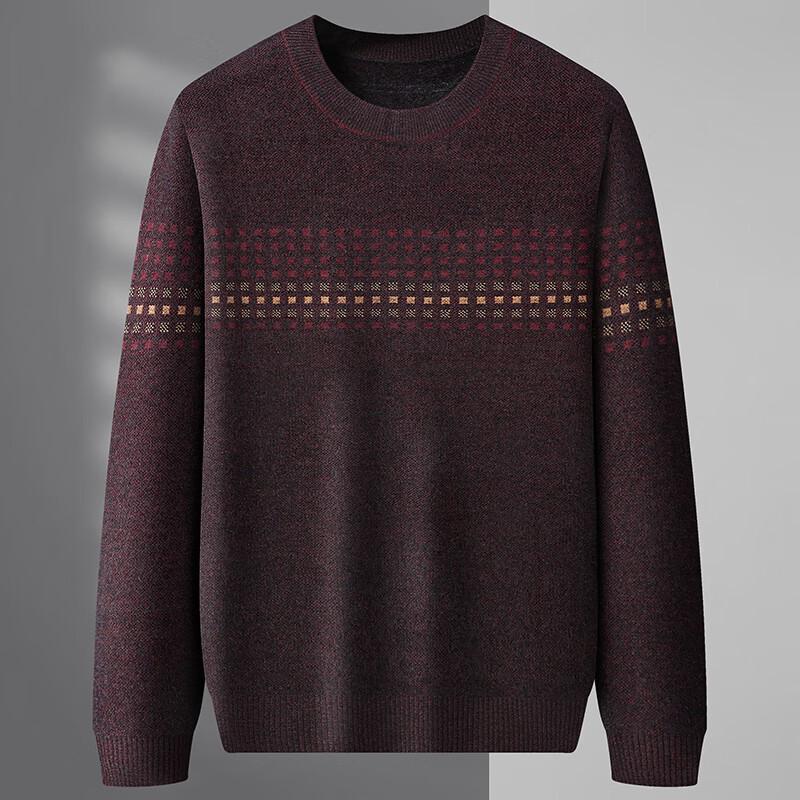 Men's Plus Size Chenille Knit Sweater
