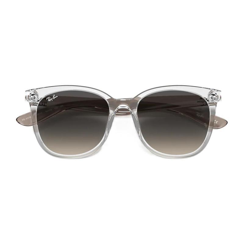 Ray-Ban Logo Square Frame Acetate Sunglasses Unisex Couple