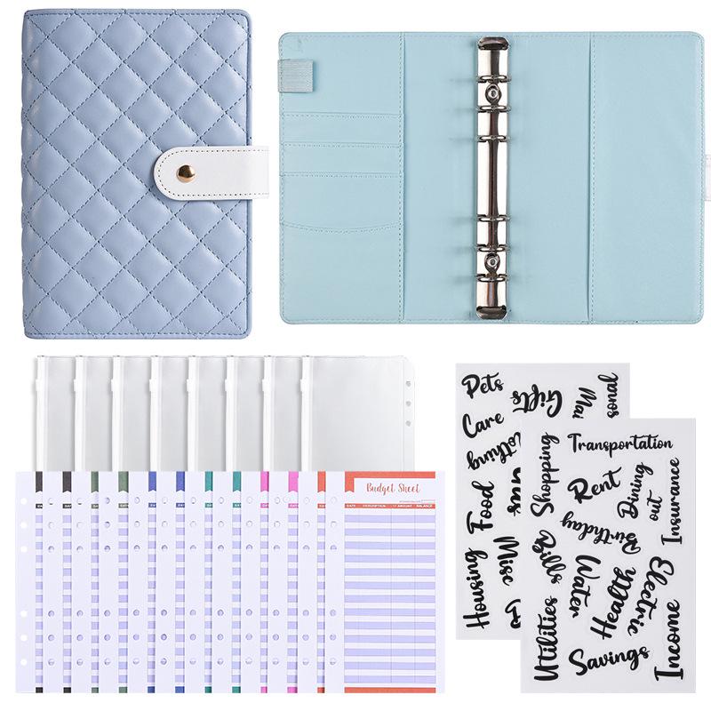 A6 Macaron Handy Notizbuch: PU-Leder Umschlagmappe & Bargeld-Organizer