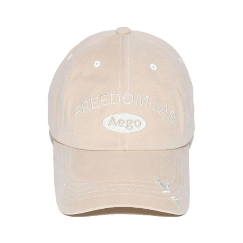 AEGO Freedom Lab Signature Logo Cap_ivory
