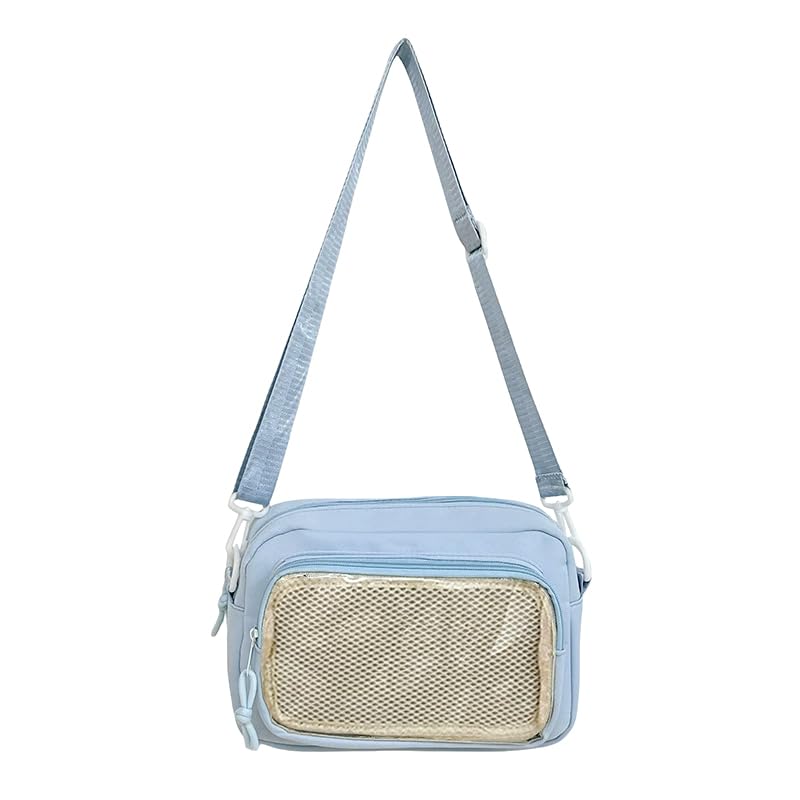 

Mini Ita Shoulder Blue G-Trigger Bag, Small, Adult, Clear, Transparent, [Used] синій
