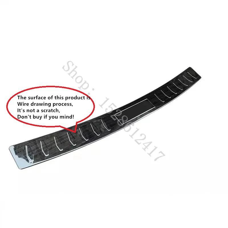 For BMW X6 E71 2008 2009 2010~2014 Stainless Steel Car Door Rear Bumper Protector Sill Trunk Tread Plate Trim Car Accessories