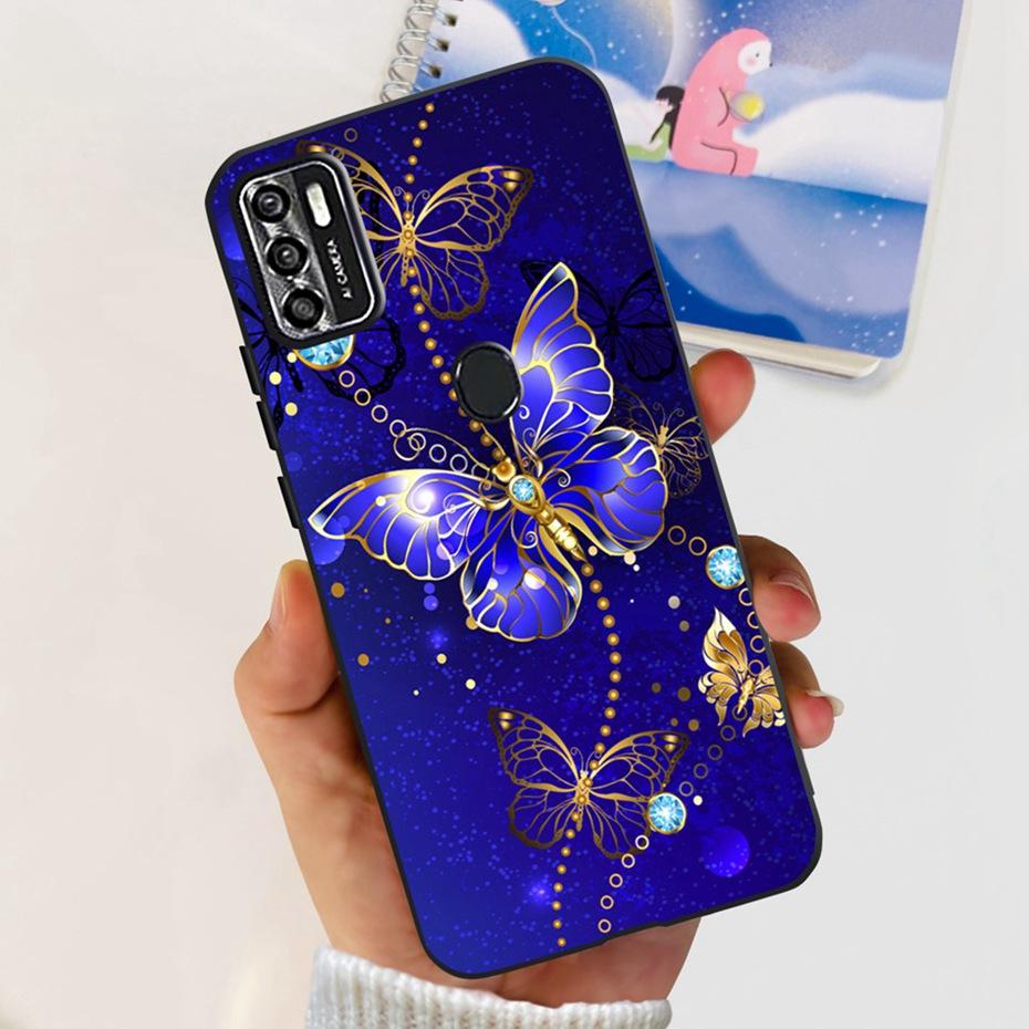 Lovely Case For ZTE Blade A7s 2020 / Optus X Pro / Telstra Evoke Plus 2 Black Silicon Soft Cases Cover For Zte A7s (2020) A7020