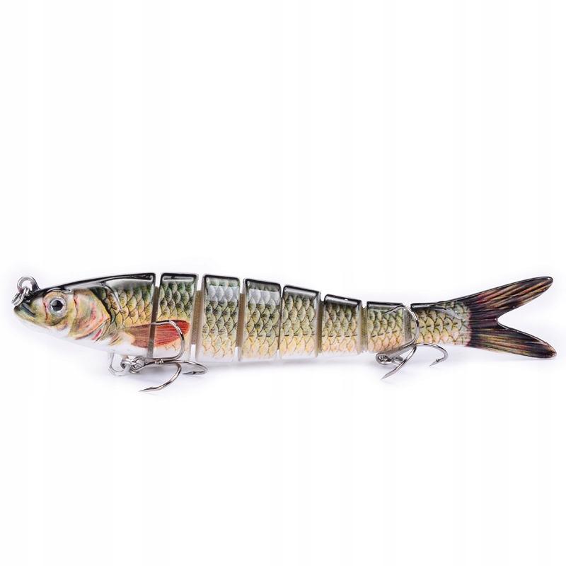 Wobbler Pike Zander Jointed Sinking F146 Silver