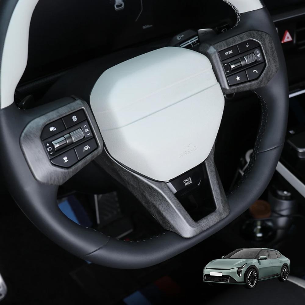 For Kia EV4 2026 2026 GT Steering Wheel Car Switch Button Trim Panel Frame Cover Accessories LHD/RHD