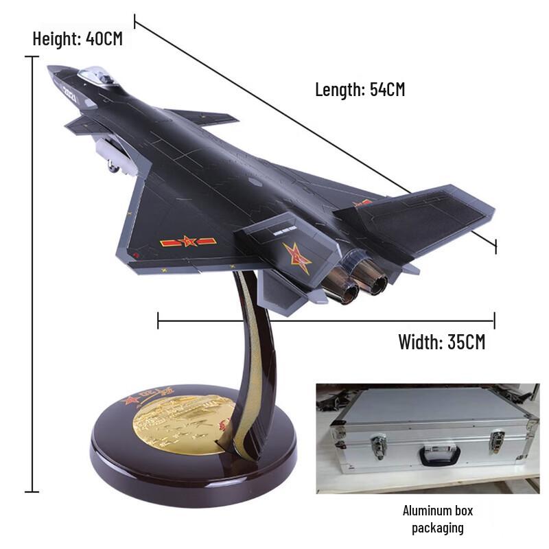 1:36 Scale J-20 Stealth Fighter Alloy Model