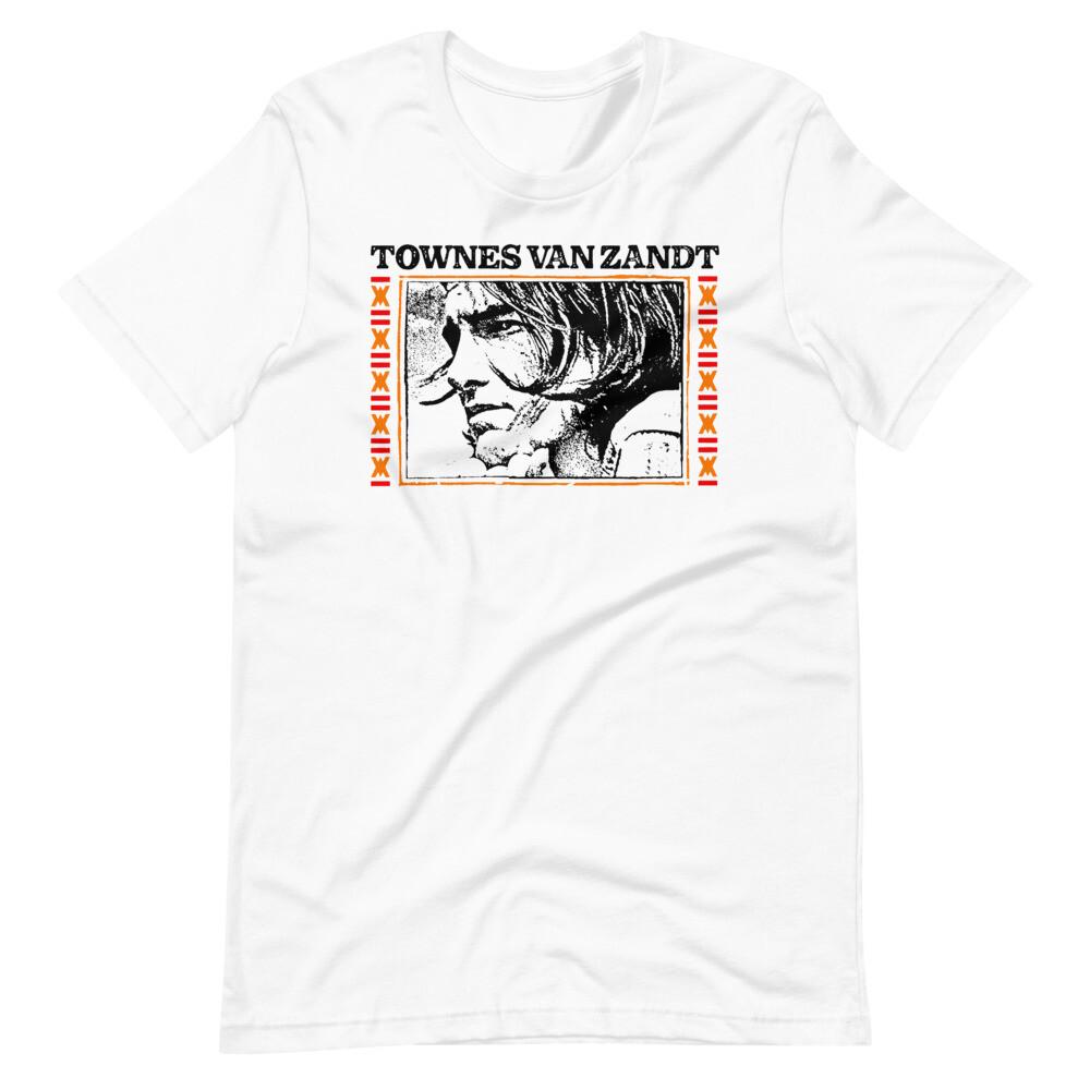 TOWNES VAN ZANDT Fan Art Graphic Tee Short-Sleeve Unisex T-Shirt Unisex T-Shirt XL
