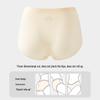 4er-Pack Damen Seiden-Schritt Antibakterielle Mid-Waist Slips