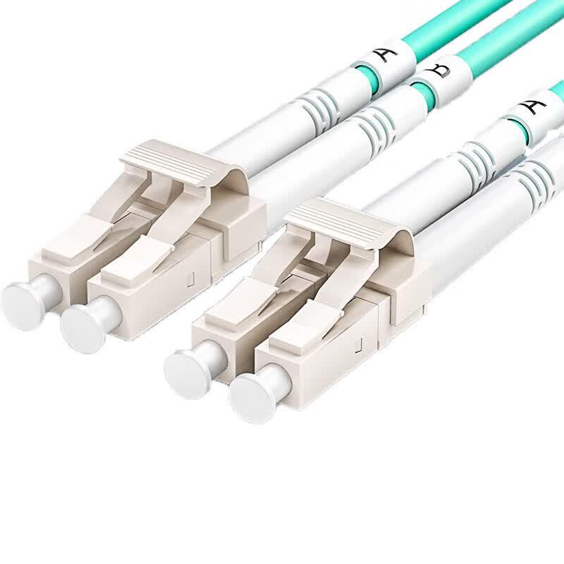 

SAMZHE Armored LC-SC OM4 Duplex Fiber Optic Patch Cable