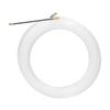 White Cable Pulling Tool 15m Length Wire Threader Flexible Fish Tape Puller  Construction Workers