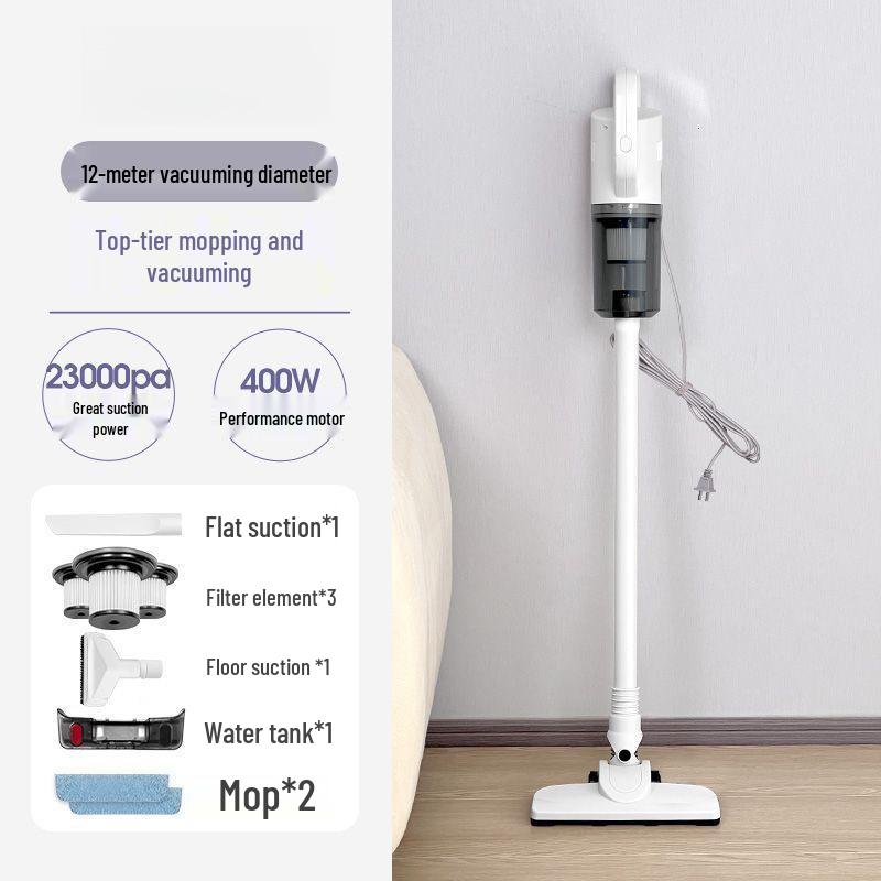Corded Handheld Vacuum Cleaner: Lightweight, Powerful Suction, Mopping, Multi-Functional, Bed Mite Removal