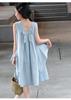 Fashionable Summer Girls' Princess Dress with Bow