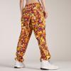 Adidas All Over Print Elastic Waist Straight Leg Sports Pants Women Pants Orange HG2003
