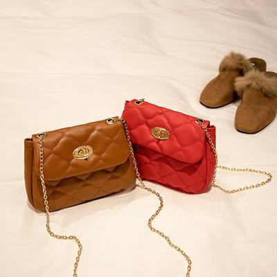 Fashion Women's Bag New Niche Design Texture Embroidery Bag Small Simple Small Bag