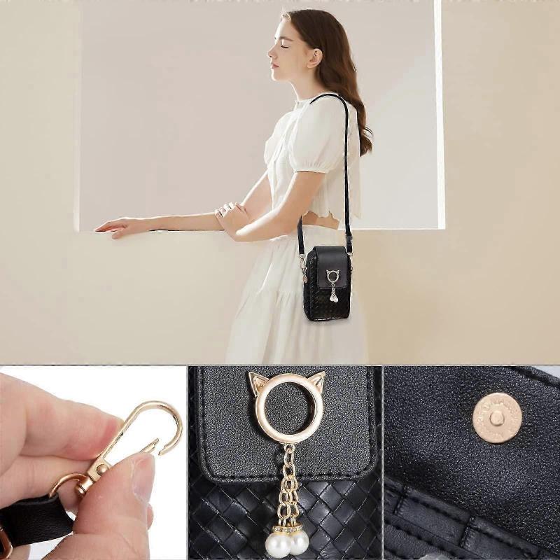 Women Mobile Phone Bag Pearl Pendant Adjustable for Women