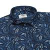 RENOMA Regular Fit Plant Print Mesh Ss Shirt [rpusg1272 Ny]