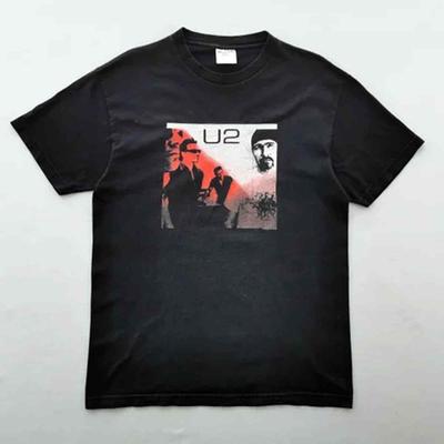 U2 Elevation Tour T-shirt U2 Band Tee Vintage T-shirt Cotton Graphic Tee