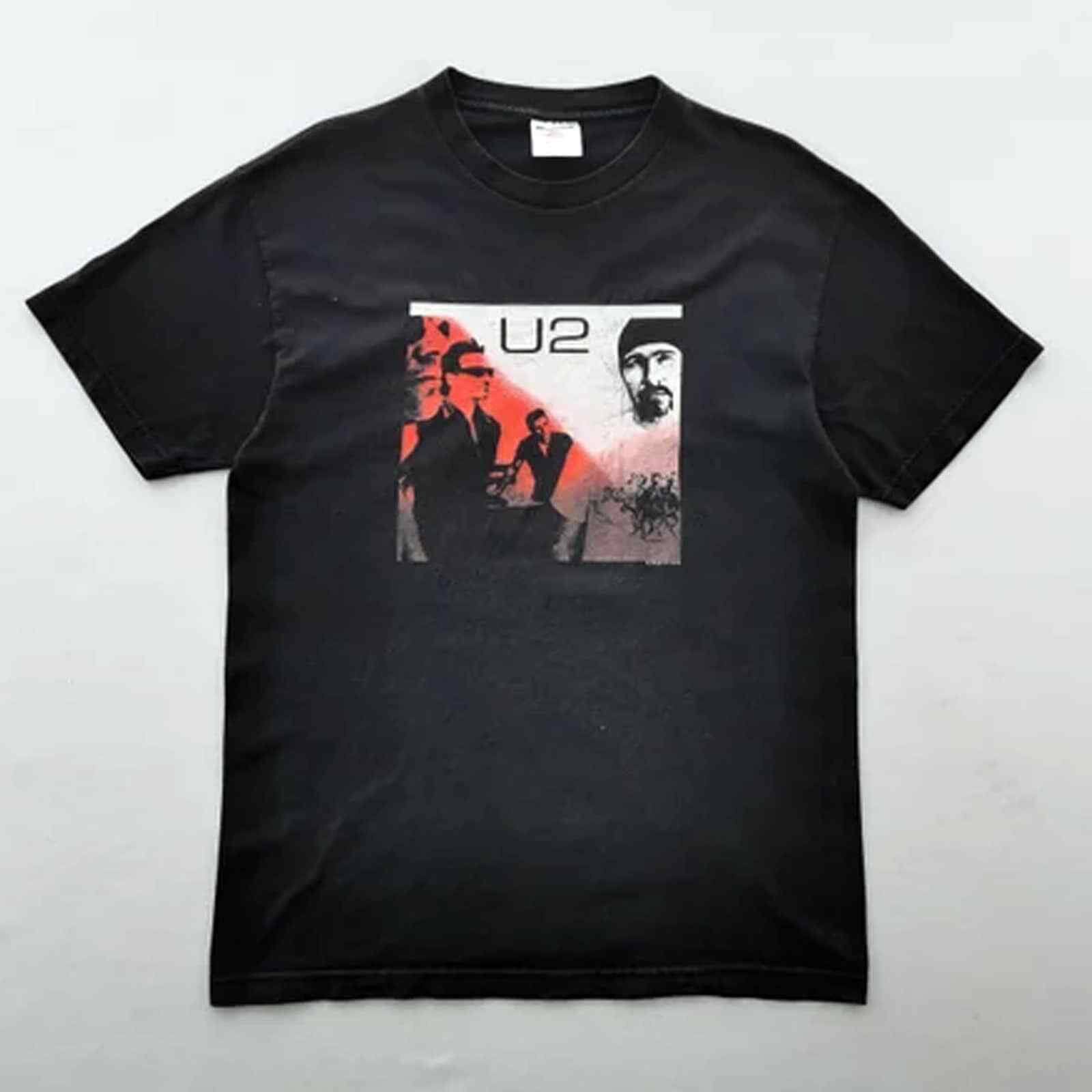 U2 Elevation Tour T-shirt U2 Band Tee Vintage T-shirt Cotton Graphic Tee XL